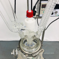 3L Chemical Lab Equipment Jacketed Glass Reactor Reaction Kettle Double Layer Glass Stirred Tank Reactor